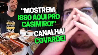 CASIMIRO REAGE: ESPETINHOS, PÃO DE ALHO, FEIJOADA E RISOTO - DEVORANDO CARDÁPIO | Cortes do Casimito