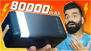 World's Largest 80000mAh Power Bank | Best Power Bank 2023?🔥🔥🔥