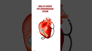 Drug of choices for Cardiovascular System #heart#treatment#pharmacology#cardiovascularsystem#medical