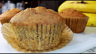 BANANA BREAD | Soft Banana Bread Muffins | Banana Muffins Recipe