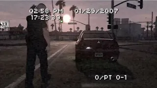 Midnight Club Los Angeles pull over scene