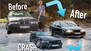 BuildStory of the BMW E36 Beater in 10 Minutes!