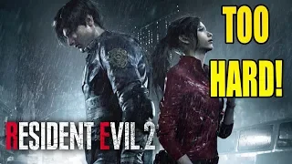 Resident Evil 2 Remake - HARD MODE TOO HARD! (#1)