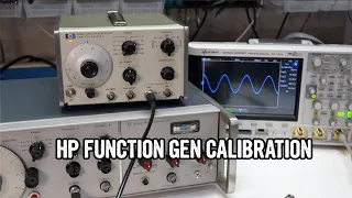 HP 3310A vintage function generator: bringing it back to perfection