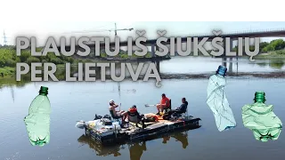 Plaustu iš šiukšlių, per Lietuvą