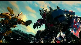 Optimus Prime Vs Bumble Bee Fight seen| Transformers The Last Knight 2017