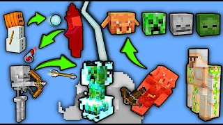 6 YEARS to make this INSANE Minecraft Farm... Auto Mob Head Farm using Lightning