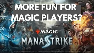 Magic: Manastrike Tutorial and Review - MTG Clash Royale Style Game - Magic the Gathering