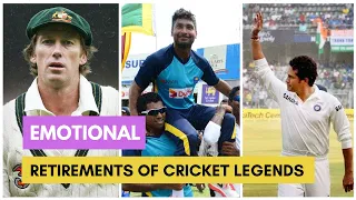 Legends Farewell ● Emotional retirements in Cricket