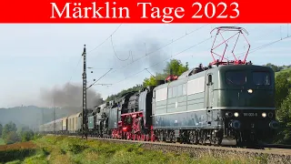 [Doku] Märklin Tage 2023: kompletter Überblick der Sonderzüge | Göppingen| Lokzug des BEM | Zügig20