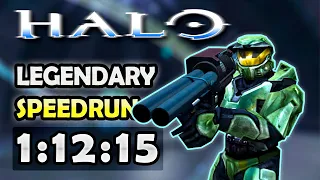 Halo: CE Done in 1:12:15 - Legendary Speedrun