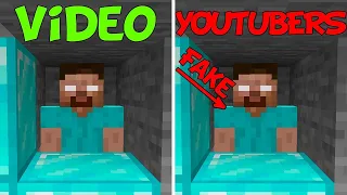The YouTubers' Secret. How they deceive us:  - Minecraft
