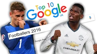 Top 10 Most Google Searched Footballers 2016