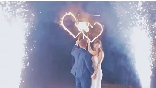 Огненно-пиротехническое шоу на свадьбе Александра и Людмилы, Полтава
