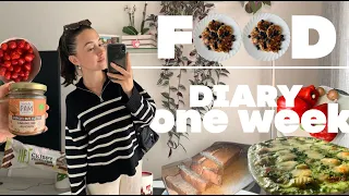 FOOD DIARY | What I eat in a week | realistische Woche in meinem Leben mit easy Rezepten