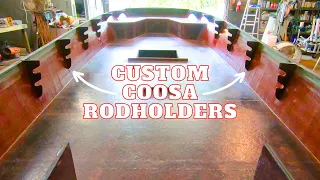 EP-12 HOW-TO  BUILD and FIBEREGLASS Custom Coosa board Rod Holders- INSULATED Fish Boxes