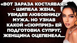 Вот зараза костлявая! - шипела жена, увидев любовницу мужа. Но узнав какой «сюрприз» её ждёт...