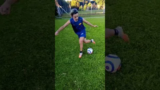 🟢 TUTORIAL DO DRIBLE DESCONCERTANTE DO NEYMAR 😱🤪⚡#futebol #tutorial #neymar #dribles #shorts