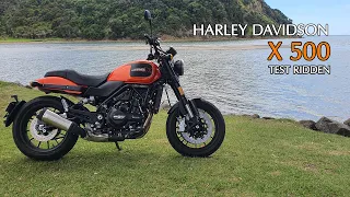 Harley Davidson X500 and X350 first ride