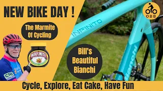 NEW BIKE DAY: Bianchi Infinito in Marmite Celeste