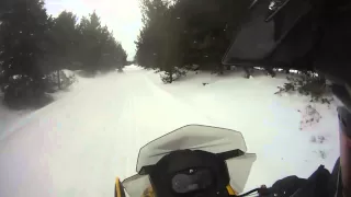 Ski Doo 900 Ace against a 600 E-Tec