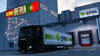 ETS2 1.40 - Iberia DLC - Portugal - Olhão to Lisbon