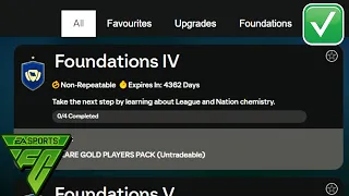 EAFC 24 FOUNDATIONS 4 SBC COMPLETED - FOUNDATIONS SBC CHEAP SOLUTION