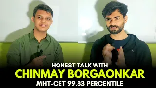 HOW TO SCORE 99+ PERCENTILE IN MHT-CET | HONEST TALK WITH CHINMAY BORGAONKAR | IMPULSE BATCH