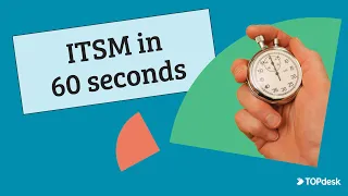 TOPdesk | ITSM explained in 60 seconds