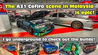 I go underground to check out Malaysia’s mega Nissan A31 Cefiro scene!