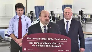 Premier Ford Joins Prime Minister Trudeau to Sign Health Care Agreement | February 9