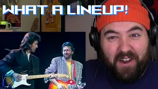 Singer/Songwriter reacts to GEORGE HARRISON & ERIC CLAPTON - WHILE MY GUITAR GENTLY WEEPS (LIVE)