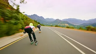 "Cape Town Skaters Tackle Franschoek Pass #CapeTownSkateScene #pushyourlimits