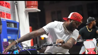 Meek Mill Bike life outside in Harlem with Jim Jones (CartersVision Production)