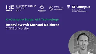 Manuel Dolderer (CODE University) über die Potenziale von KI für die Hochschule