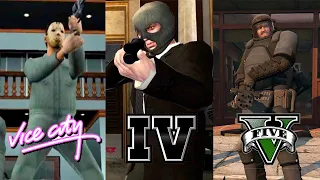 La EVOLUCIÓN de los ATRACOS en la saga GTA