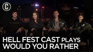 Hell Fest Cast Plays a Horror Themed Round of Would You Rather