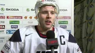 USA Players React To Loss vs. Slovakia - 2012 IIHF Ice Hockey World Championship