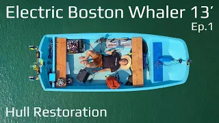 50 Year Old Boat Restoration - Solar + Electric Conversion Ep.1