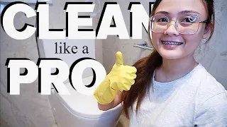 HOW TO CLEAN TOILET LIKE A PROFESSIONAL | FILIPINO CLEANING | CLEAN LIKE A PRO | TOILET DEEP CLEAN