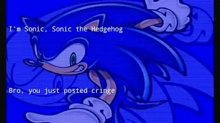 Bro you just posted cringe (Sonic Adventure 2 meme)