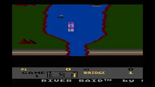 Atari 8-Bit Game Play, River Raid