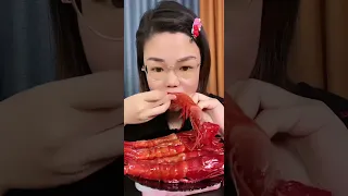 ASMR MUKBANG - Red Devil Shrimp 붉은 악마 새우 #1084