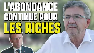 Non Monsieur Macron : l'abondance continue pour les riches