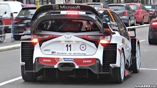 2017 Toyota Yaris WRC PURE Sound in Action @ Rallye Monte Carlo!