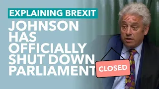 Johnson Officially Shuts Down Parliament - Brexit Explained