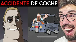 POV: Accidente de coche ... 😱 (Mr Increible Perturbado Memes Animado)