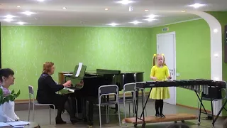 Ч.н.п. "Кукушка". Молоткова-Мамаева Кристина, 7 лет. Ксилофон.