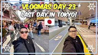 Walking around Ueno, Gold Shops, & Going home to Manila! 🇯🇵❄️ | Jm Banquicio