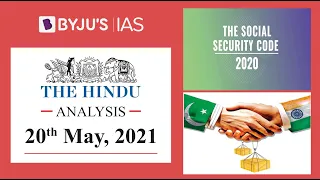 'The Hindu' Analysis for 20th May, 2021. (Current Affairs for UPSC/IAS)